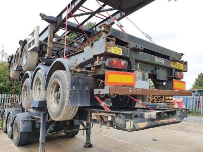 2006 Dennison Triaxle Sliding Skeletal Trailer - 6