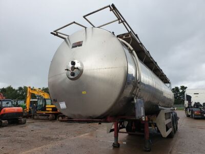 1991 Crane Fruehauf Triaxle Tanker Trailer