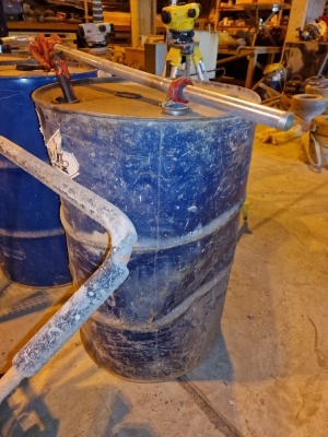 Unused Manual Barrel Pump, Part Drums Bitutack, Sikafloor Proseal, Adocure Super & Other - 4