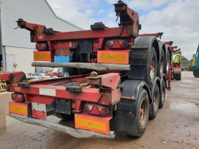 2006 Dennison Triaxle Sliding Skeletal Trailer - 4