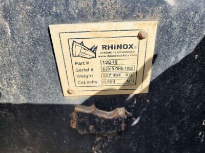 4ft Rhinox Digging Bucket  - 4