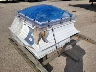 New and Unused Flat Roof Skylights