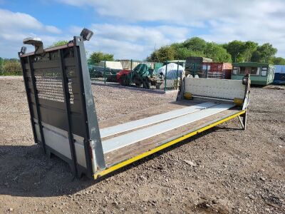 15ft x 6ft10 Transit Flat Body and Tail Lift With Drop Down Sides