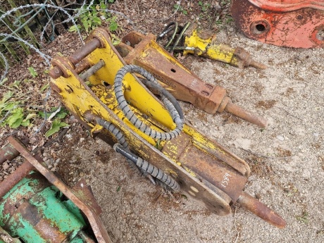 Montabert Hydraulic Concrete Breaker Attachment For Repair
