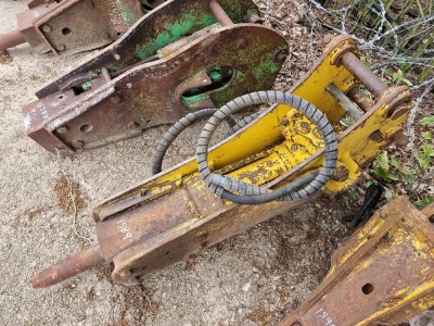 Montabert Hydraulic Concrete Breaker Attachment For Repair - 2