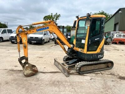 2013 Hyundai Robex 27Z-9 Mini Digger