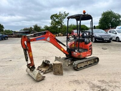 2013 Kubota U17-3 Mini Digger