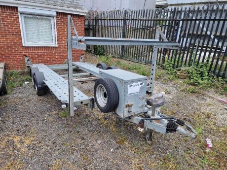 2005 Woodford Twin Axle Tilt Bed Car Transporter Trailer