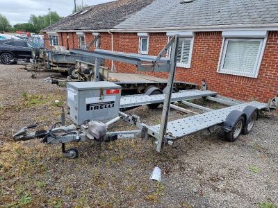 2005 Woodford Twin Axle Tilt Bed Car Transporter Trailer - 2