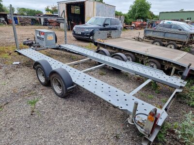 2005 Woodford Twin Axle Tilt Bed Car Transporter Trailer - 8