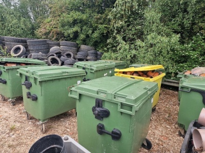 9x Plastic Waste Bins of Various Drainage Pipe Fittings Etc.