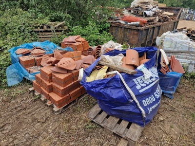 Qty of Unused Roof Tiles & Ridges