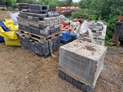 Qty of Block Paving & Blue Brick