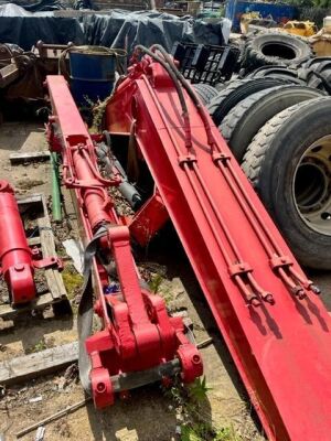 1972 TCS Poclain ExcavatorArm, Dipper, Buckets Attached with Lot  - 14