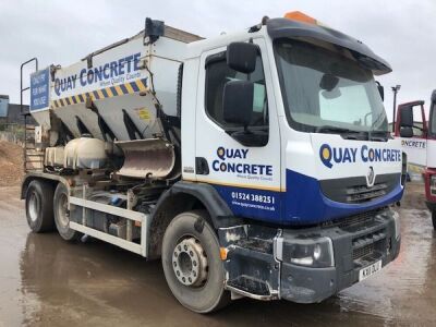 2011 Renault Premium Lander 6x2 Midlift Volumetric Mixer