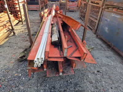 8 x Peri 2.7x0.4m End Stop Panels & Stillage - 2