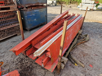 8 x Peri 2.7x0.4m End Stop Panels & Stillage - 4