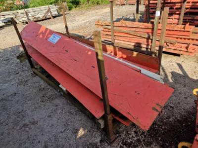 8 x Peri 2.7x0.4m End Stop Panels & Stillage - 5