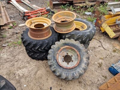 Qty of Plant Wheels & Tyres