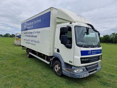 2013 DAF LF45 160 4x2 GRP Box Van