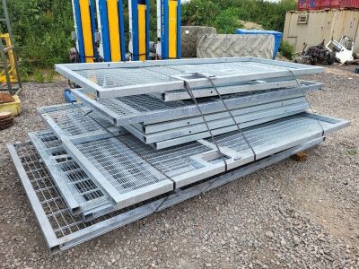 Qty of Various Sized Galvanised Gates