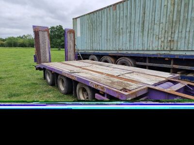 2007 Andover Triaxle Drawbar Low Loader Trailer - 3