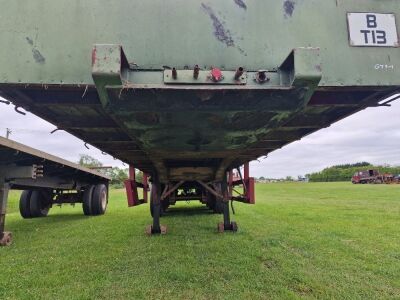 1976 Crane Fruehauf 40ft Triaxle Flat Trailer - 8