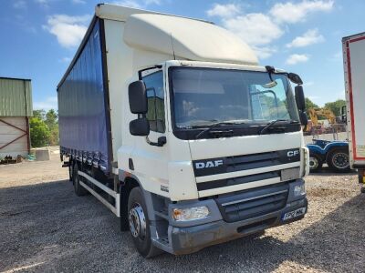 2012 DAF CF 75.310 6x2 Rear Lift Curtainside Rigid