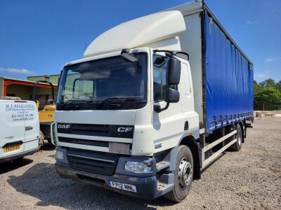 2012 DAF CF 75.310 6x2 Rear Lift Curtainside Rigid - 2