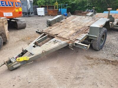 Reynolds Baughton Single Axle Drawbar Military Flat Trailer - 3