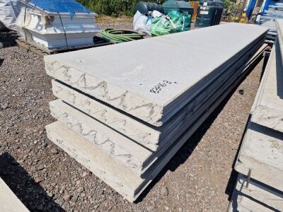 4 of 6100 x 1000 x 140mm Reinforced Concrete Panels