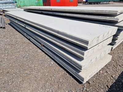 4 of 6100 x 1000 x 140mm Reinforced Concrete Panels - 3