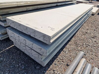 4 of 6100 x 1000 x 140mm Reinforced Concrete Panels - 4