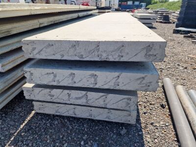 4 of 6100 x 1000 x 140mm Reinforced Concrete Panels - 5