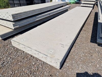 1 of 6100 x 1200 x 160mm Reinforced Concrete Panels - 4