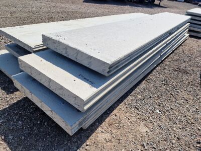 4 x 6100 x 1000 x 140mm Reinforced Concrete Panel - 2