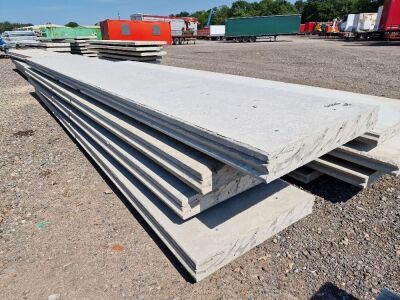 4 x 6100 x 1000 x 140mm Reinforced Concrete Panel - 4
