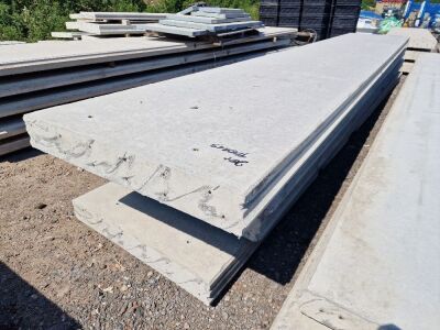 4 x 6100 x 1000 x 140mm Reinforced Concrete Panel - 6