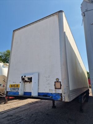 2007 Montracon Triaxle Box Van Traiiler