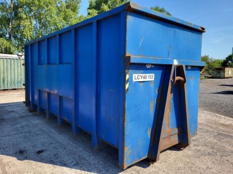 40yrd Enclosed Big Hook Bin