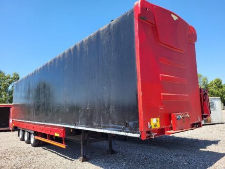 2000 General Triaxle Stepframe Slidaflex Flat Trailer