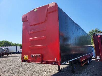 2000 General Triaxle Stepframe Slidaflex Flat Trailer - 2