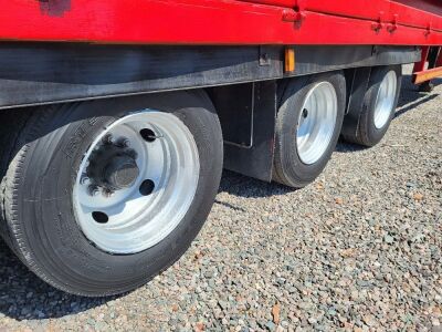 2000 General Triaxle Stepframe Slidaflex Flat Trailer - 11