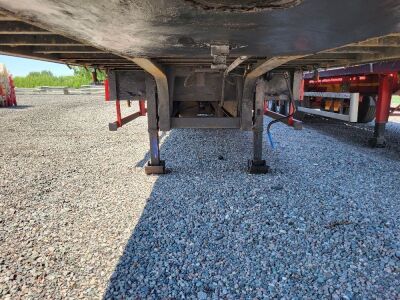 2000 General Triaxle Stepframe Slidaflex Flat Trailer - 13