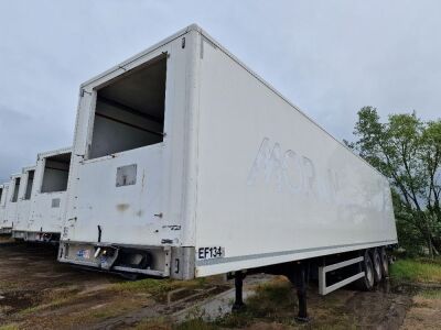 2015 Montracon 13.6m Triaxle Insulated Box Van Trailer