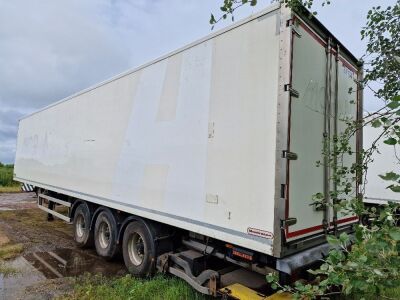 2015 Montracon 13.6m Triaxle Insulated Box Van Trailer - 4