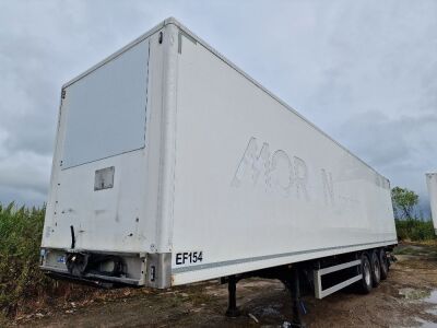 2015 Montracon 13.6m Triaxle Insulated Box Van Trailer