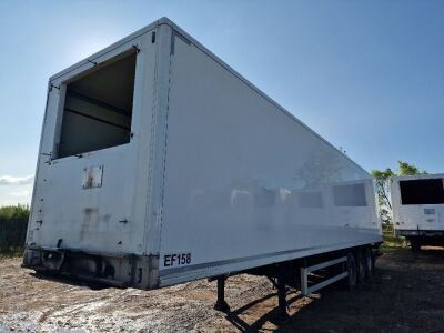 2015 Montracon 13.6m Triaxle Insulated Box Van Trailer