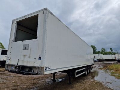 2015 Montracon 13.6m Triaxle Insulated Box Van Trailer