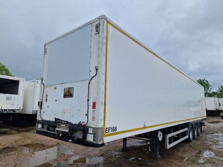 2014 Montracon 13.6m Triaxle Insulated Box Van Trailer